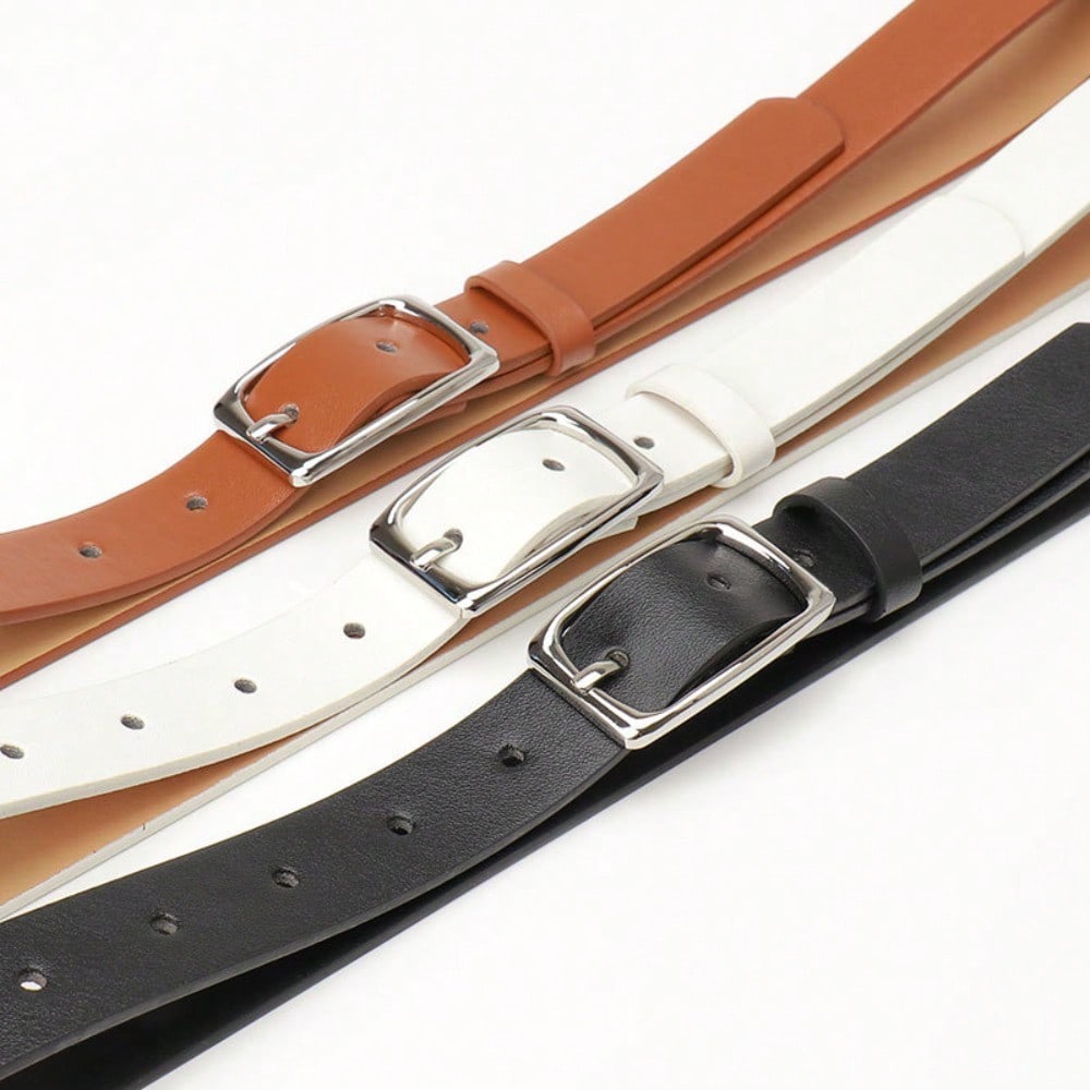 New Simple and High-end Women's Belt Fashion Trend Versatile Pin Buckle Jeans Belt Belt Women