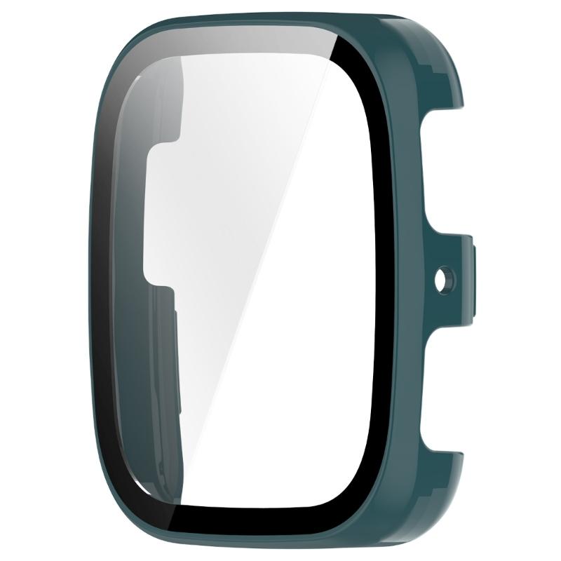 Smartwatch Cover Shell Case with Tempered Glass Film for Active 2 Square Screen Protector Film Cover Scratchproof Case