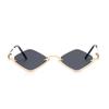 Fashion Small Polygonal Sunglasses Women Luxury Brand Metal Half Frame Sun Glasses Ladies Hipster sexy Cat Eye Shades Vintage