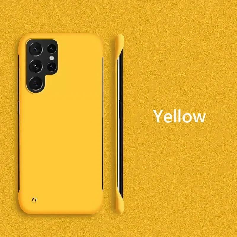 

Безрамочный тонкий матовый жесткий чехол на заднюю панель для Samsung Galaxy S23 FE S24 Ultra S21 FE S22 Plus 5G противоударный чехол Fundas Coque Galaxy Note 20 Ultra