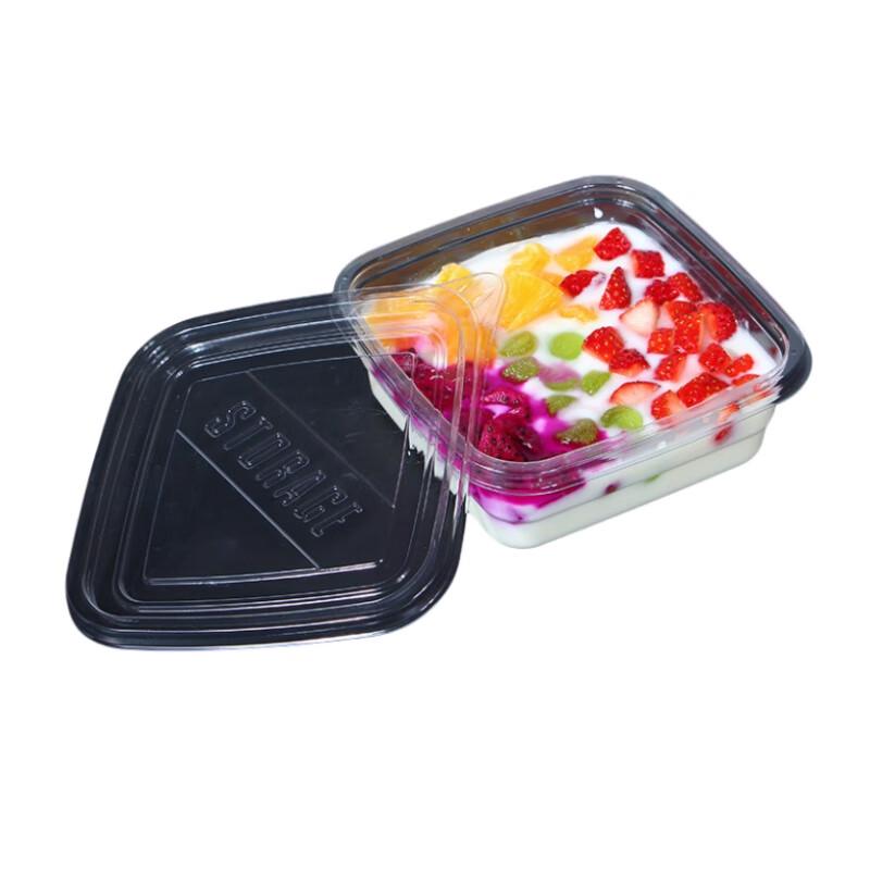 DISHJOY PET Disposable Fruit Salad & Dessert Containers