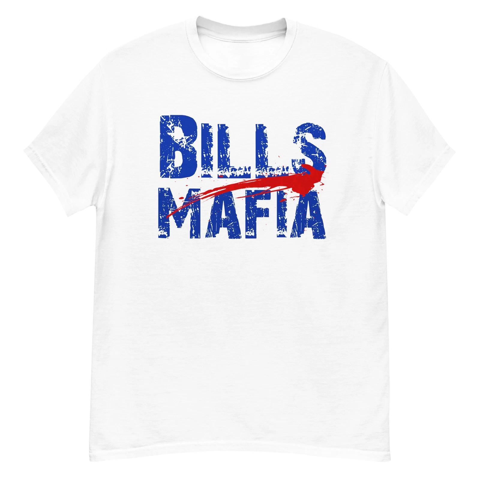 Men s and Women s T-shirts Show Your Bills Mafia Pride with Our High-Quality Buffalo Bills Shirts - Sizes S S
