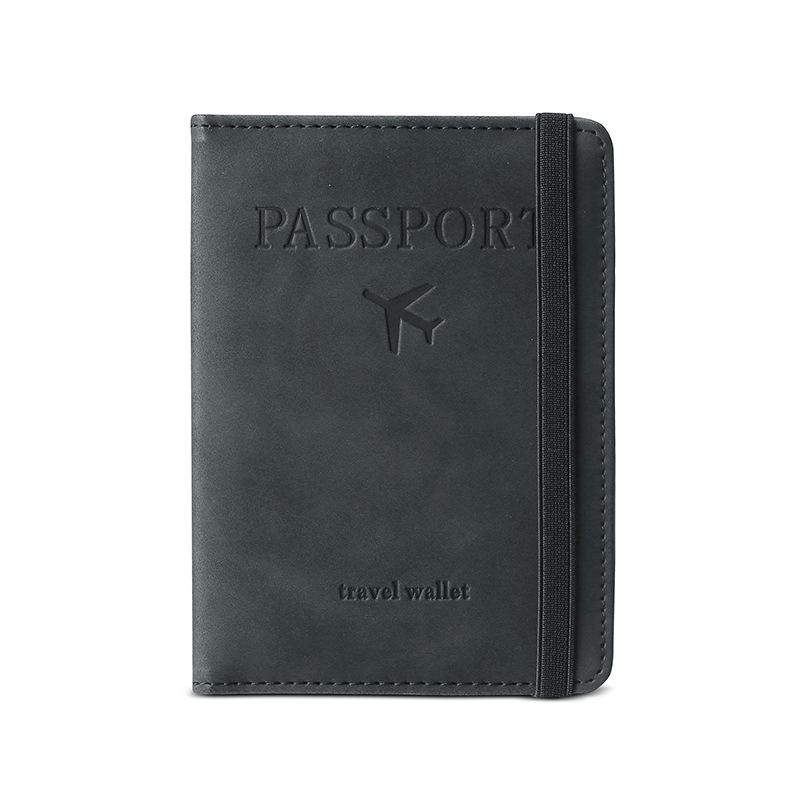 Business travel passport bag, overseas boarding passport holder, RFID passport, this set of air ticket document holder, with SIM card space