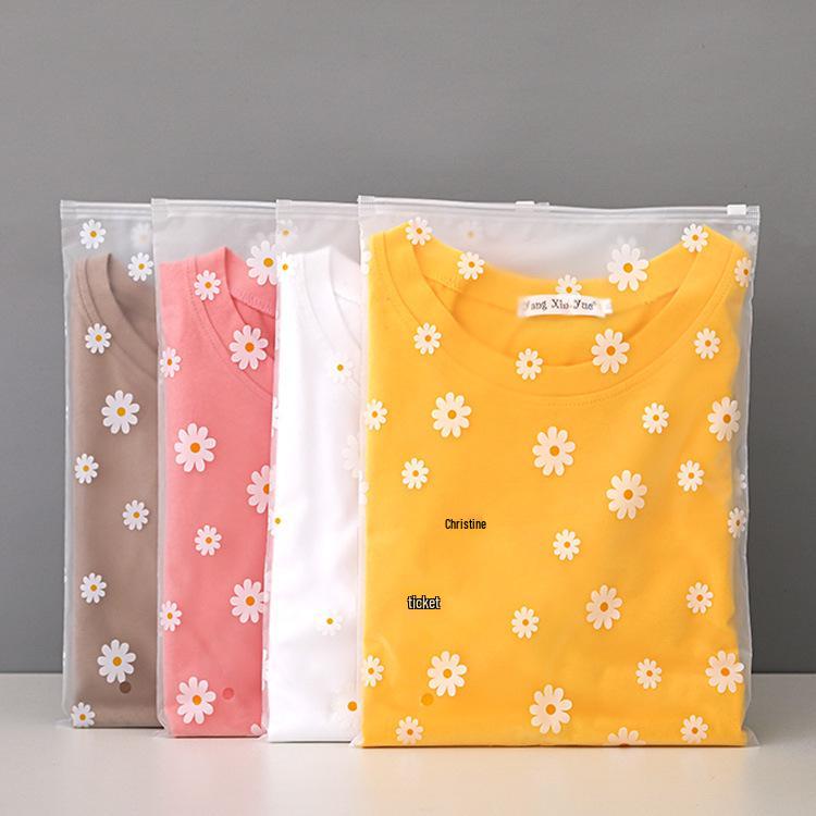 

Сумка с молнией «Дейзи»: Матовый пластиковый органайзер для хранения футболок и нижнего белья Small Daisy; 20x30 cm; EVA