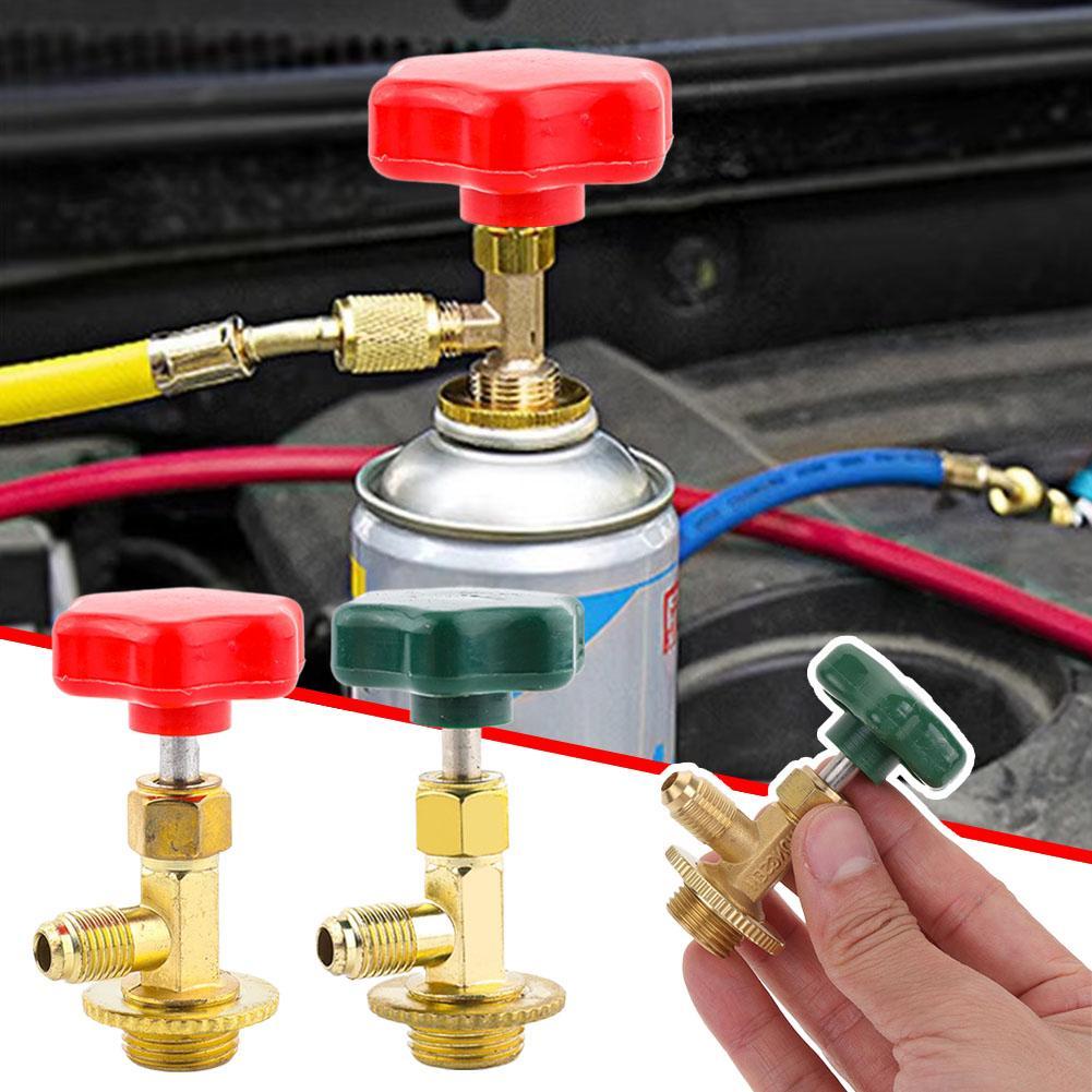 R22 R134 Refrigerant Gas Recharging Kit Car Air Conditioner Refill Refrigeration Gas R134a Tool F7J5
