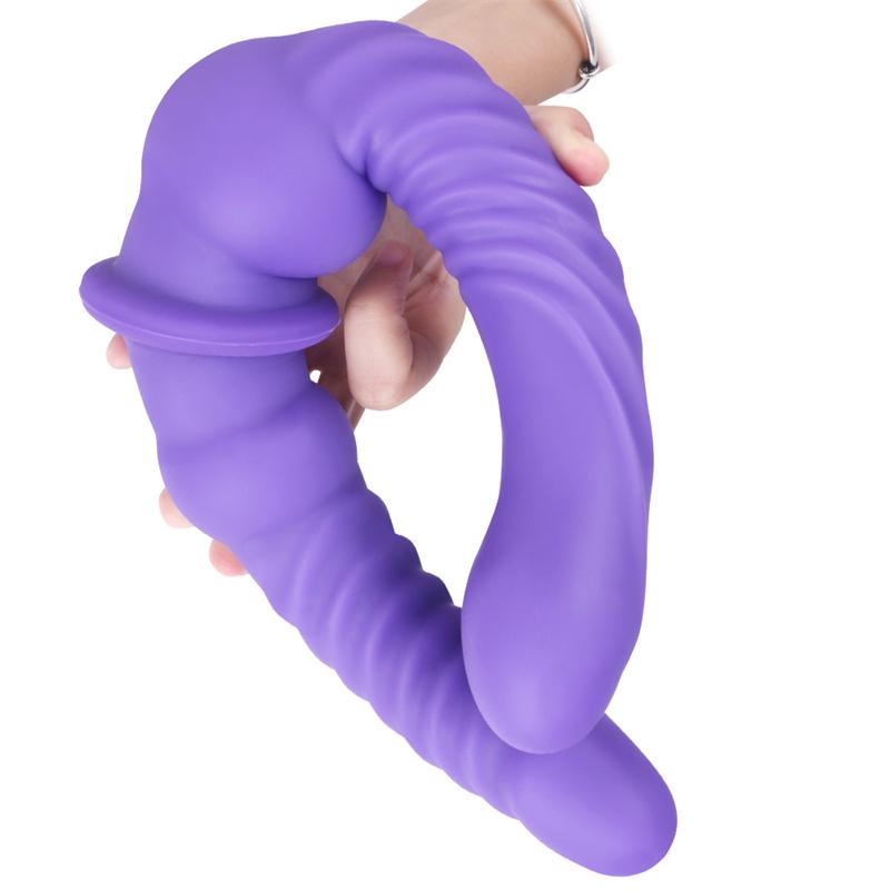 H48 Biyi Shuangfei Liquid Silicone Double Same Sex Penis SM Sex Products