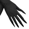 Festival Performance Accessories 1 Pair Halloween Ghost Claw Gloves, Long Fingernail Witch Costume Outfit Essentials Accessory, Dark Party Prop
