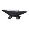 Cast Steel Anvil, 22 Lbs(10kg) Single Horn Anvil with Large Countertop and Stable Base, High Hardness Rugged Round Horn Anvil Blacksmith, for Bending,