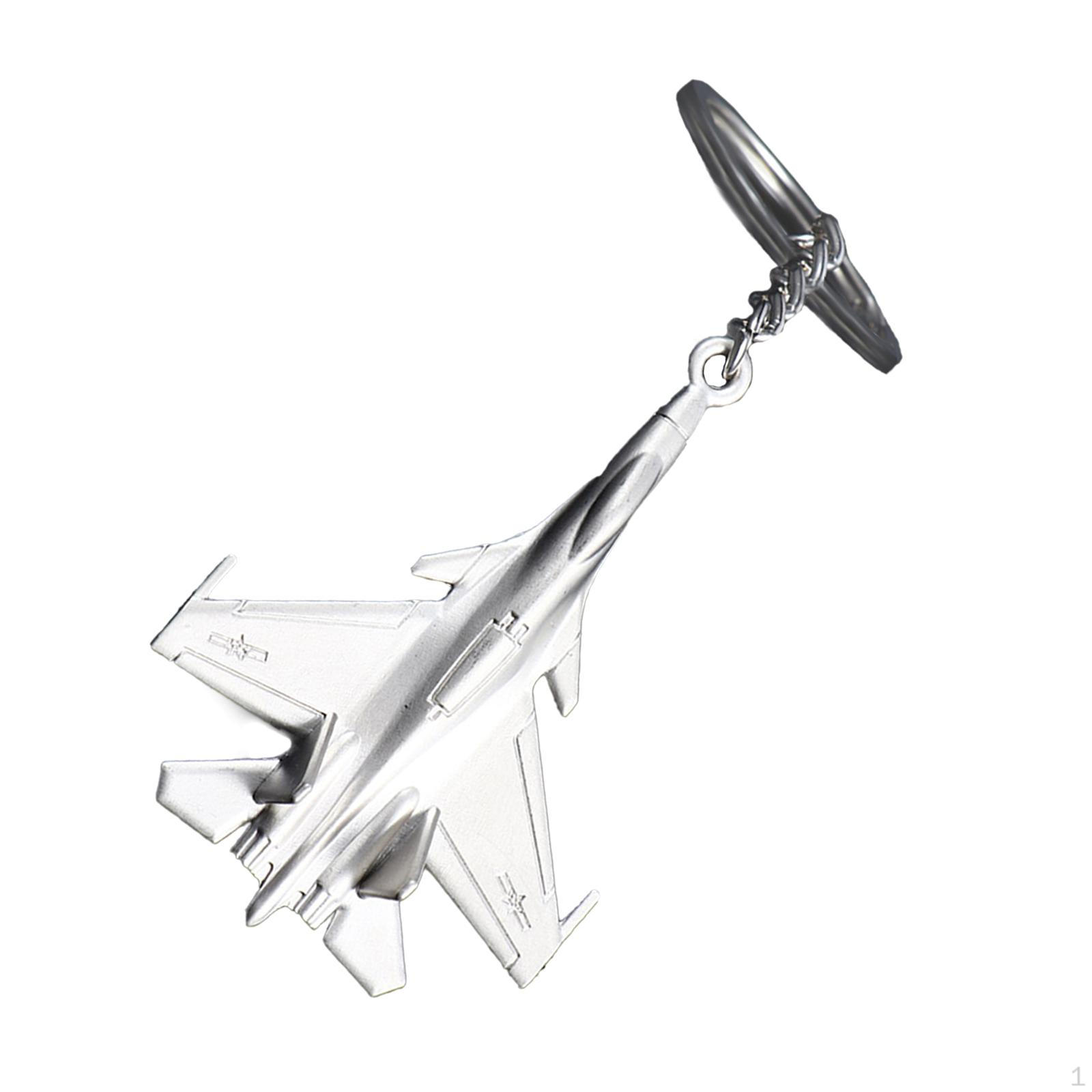 Брелок для ключей в виде самолета, миниатюрная игрушечная модель истребителя для сумки J 15