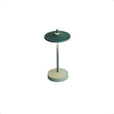Pala Table Lamp, Desk Light, Portable Lamp by DI CLASSE, USB-C Charging, Built-in LED, Water-Resistant IP54, Sage Green