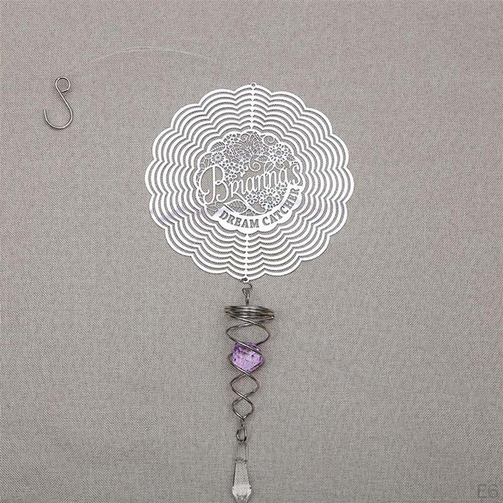 for window and wall Door Hanging Home Decor with Hook Spiral Wind Chimes Tail Outdoor Yard