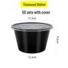 Disposable Plastic Takeout Bowls with Lids