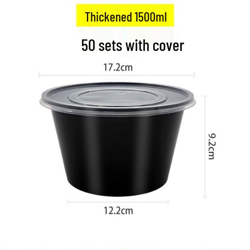 

Disposable Plastic Takeout Bowls with Lids