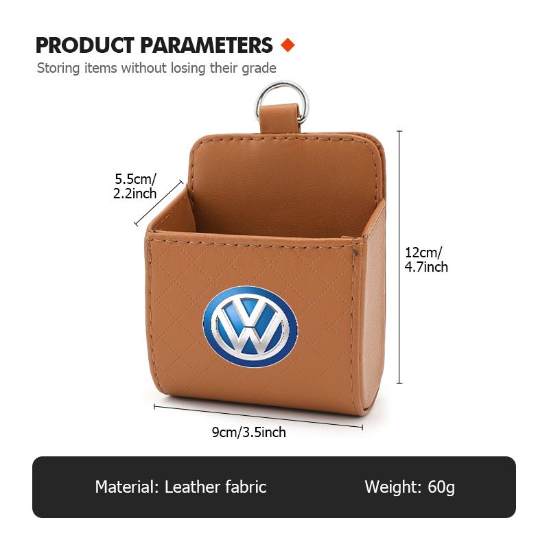 Valve Stems Caps Car Outlet Air Vent Phone Organizer Hanging Type Storage Box For Volkswagen VW Polo Jetta Sagitar Magotan Passa