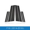 For BMW 3 5 Series E90 E60 E46 E70 E84 F30 F20 F10 F15 F16 F25 Soft Carbon Fiber B Pillars Car Window Mouldings Trim Sticker
