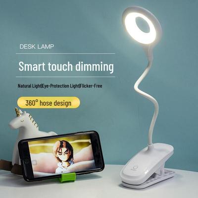 2023 LED Touch Desk Lamp: Foldable, USB Rechargeable, Clip-On Design for Children's Eye Protection