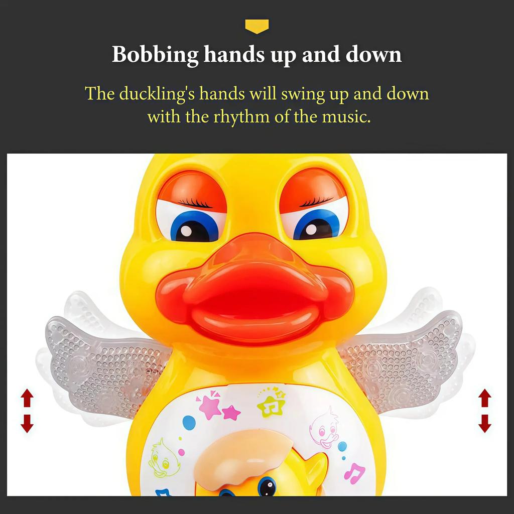 Dancing Space Duck - Electric Musical Toy Dancing Duck With Sound And Light