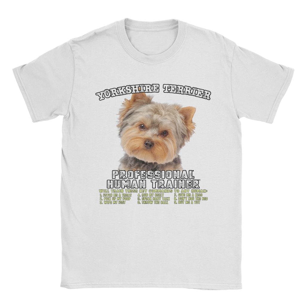 Yorkshire Terrier Dog T Shirt Unisex Unisex 100 Cotton Vintage Tshirts O Neck Yorkie Dad Tees Short Sleeve Clothing Summer
