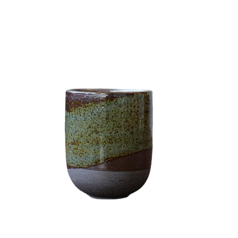 Personal Cup Master Cup Retro Kung Fu Teacup Latte Personal Cup Tea Tasting Cup Large Coarse Pottery Teacup