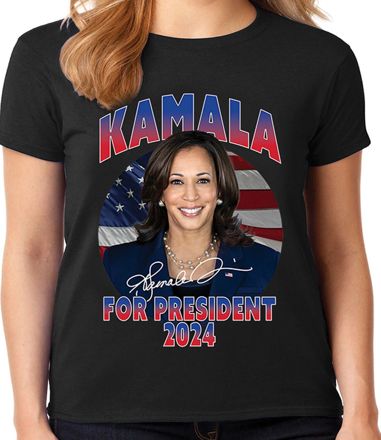Kamala Harris For President T-shirt Ladies Campaign Rally Harris Walz 2024 M