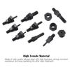 Hand Rivet Nut Tool Kit Hand Blind Riveter with 6Pcs Rivet Nuts Rivet Nut Gun Riveting Tools and Nose Pieces