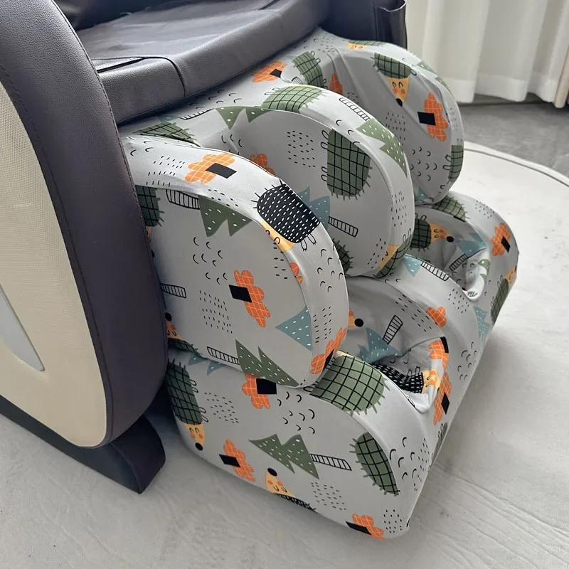 Full Body Shiatsu Massage Chair Lower Body Protective Cover Soft Stretch Fabric Washable Cover Reclining Chair Dust Proof Cover