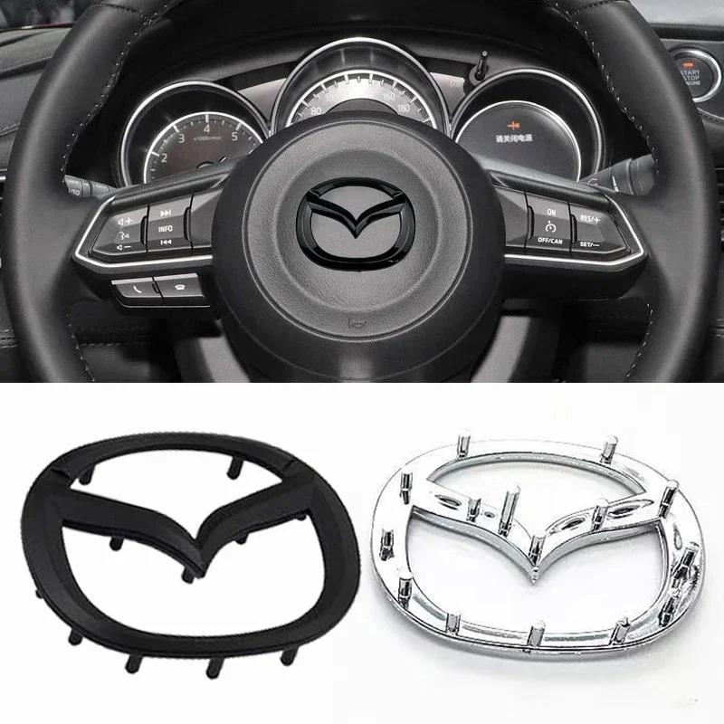 2025 Gorący ABS Samochodowa Kierownica Środkowa Emblemat Odznaka dla logo Mazda CX5 RX7 Atenza Axela 3 2 5 CX3 MX3 MX5 CX4 CX9 CX7 RX8 Proteg
