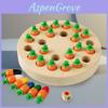 Mushroom Carrot Memory Chess Wooden Educational Board Game For Kids And Family