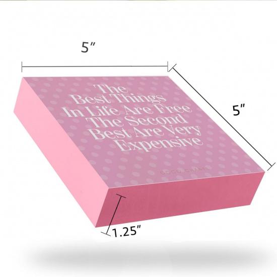 Preppy Girls Room Decor, The Best Things in Life Are Free Sign Wooden Block Preppy Desk Decor, Girl's Bedroom Accessories, Woman Empowerment and