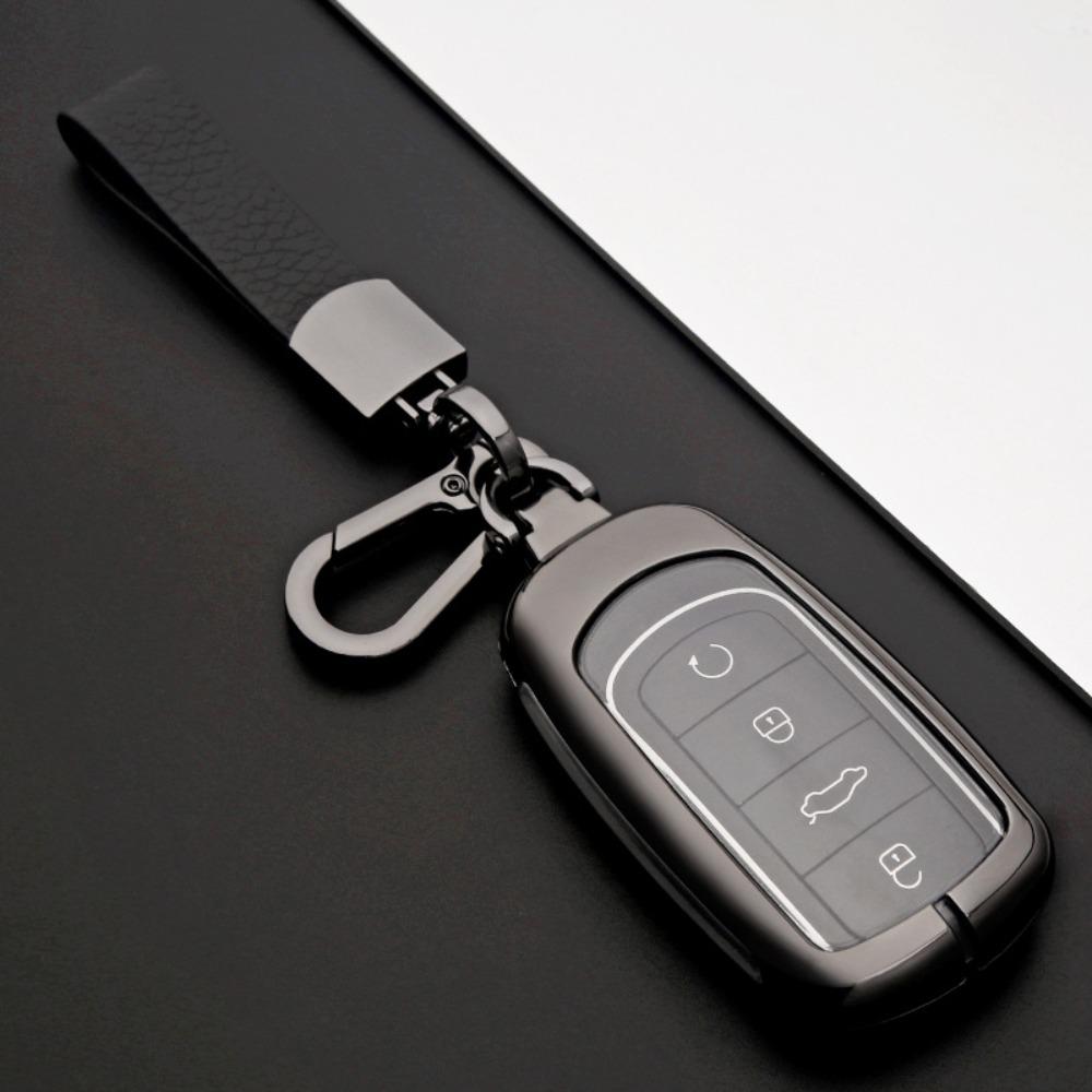 Premium Metal Key Case for Chery Tiggo 8 Plus and Arrizo 5 Plus Cars