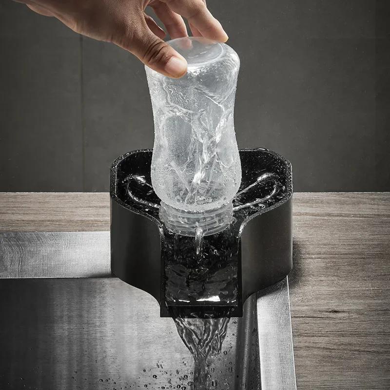 Automatic Glass Cup Washer High Pressure Kitchen Sink Rinser Machine Household Bar Beer Milk Bottle Tea Cup Cleaning Tool