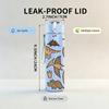 1PC Multiple Dinosaur Fossil Sketch Print 750ml Color Plastic Sports Water Bottle Leakproof Flip Straw Lid Suitable for Sports Office Home Use