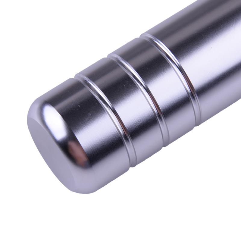 Silver 18cm Long Manual Gear Shift Shifter Lever Stick Knob Universal for Car M8 M10 M12 Aluminium