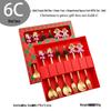 Cross-Border Cute Snowman Christmas Spoon & Fork Set – Creative Dessert Tableware Gift