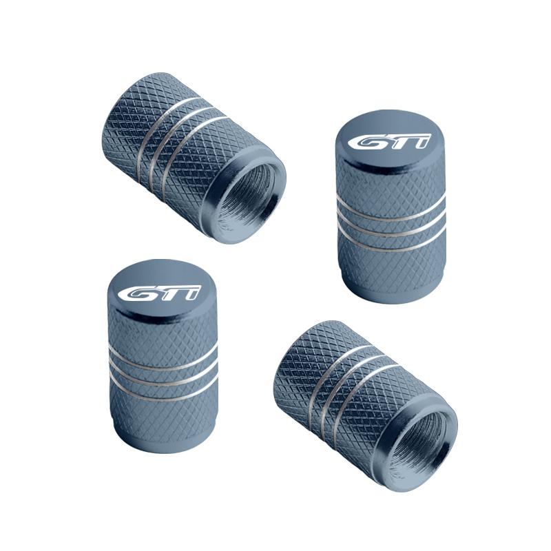 For VW VOLKSWAGEN 2026 New For Peugeot GTI Emblem 106 107 206 207 208 301 307 408 508 3008 Badge Car Wheel Tire Valve Caps Tyre