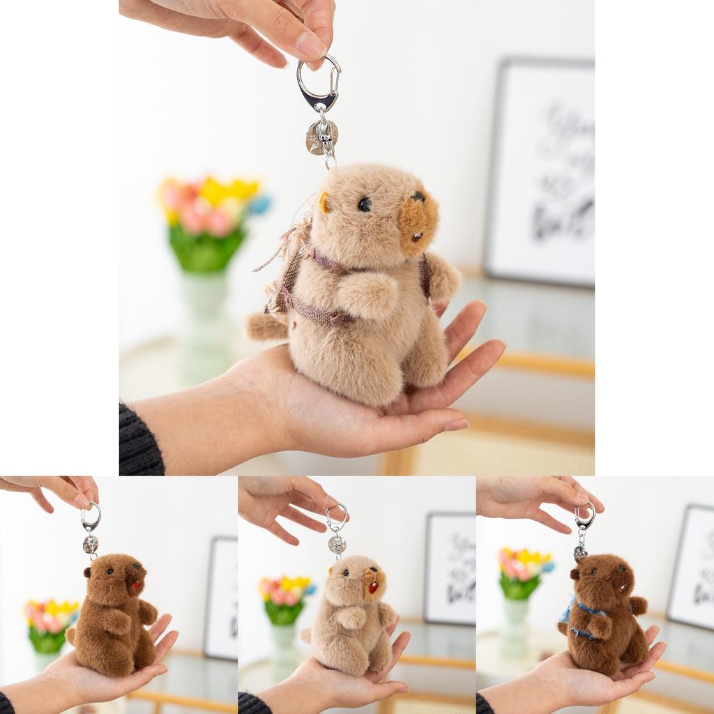 Tumbler Plush Keychain With Fun Sound For Collectors And Backpack Decor