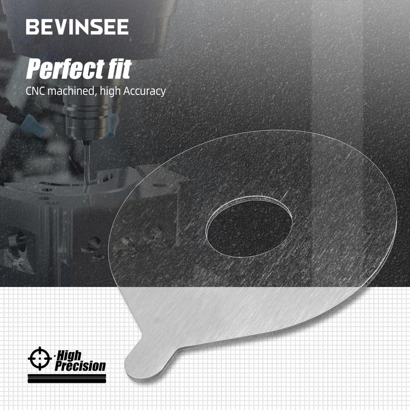 BEVINSEE Rear Coil-Over Spring Perch Reinforcement Plates for BMW E46 Z4 E85