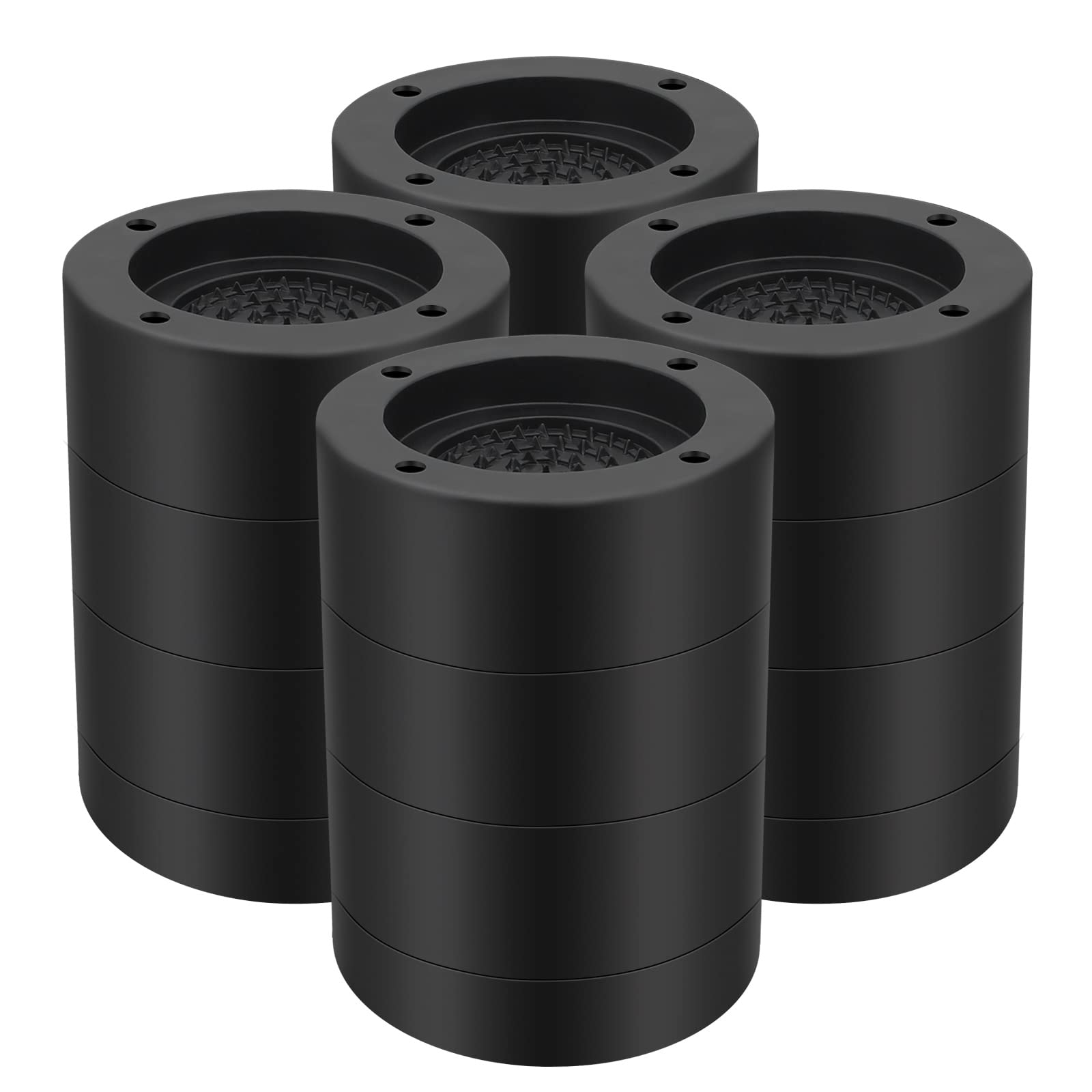 

Umelee Washing Machine Leg Washing Height Vibration and Noise Floor Scratch 300kg Load Pack of Black Raiser, 8.4cm, Desk/Table Extensions,