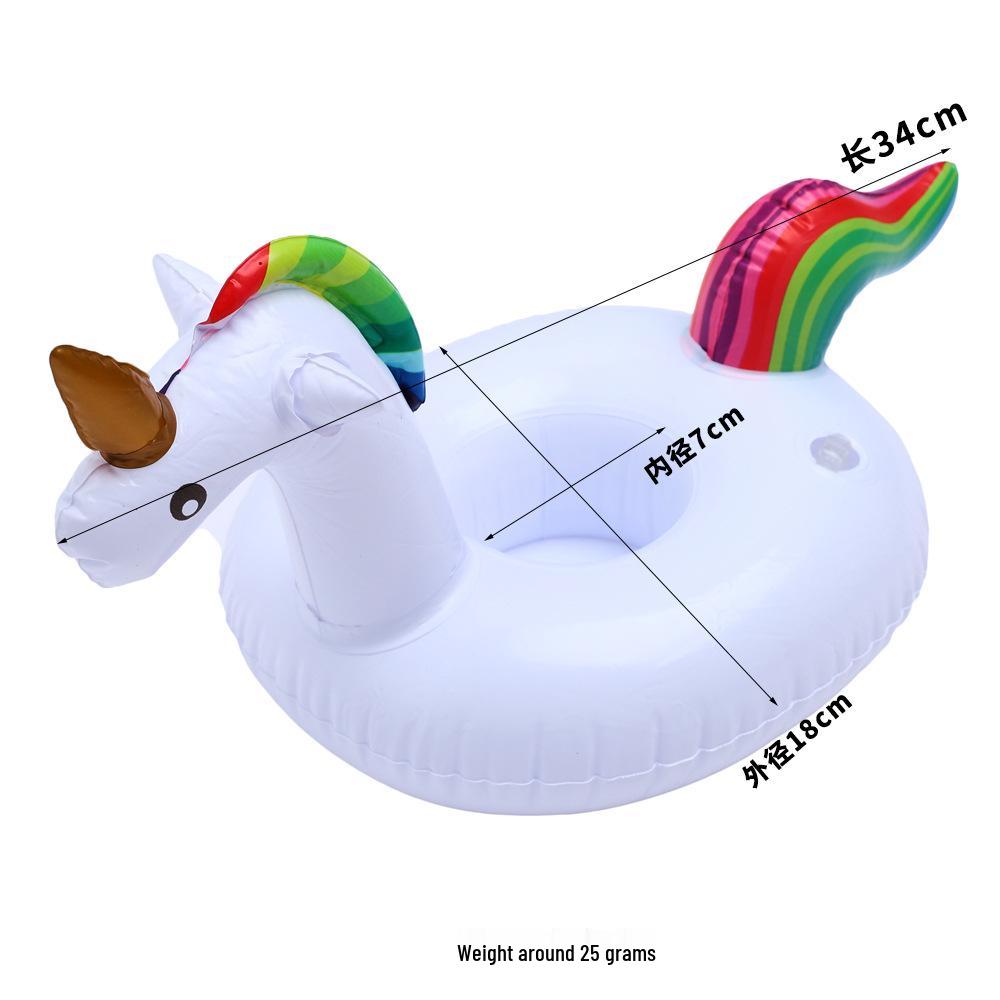 Available: Inflatable Cup Holders - Flamingo, Donut, Lemon, Watermelon, Pineapple, Crab, and Heart.