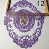 Classic Style Lace Placemat Embroidered Table Surface Cloth Dining Room Decorative Table Furniture Mats Party Wedding Antique Coffee Coasters