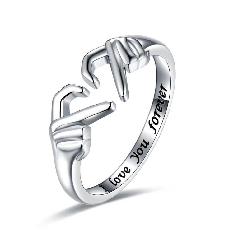 

Punk Ancient Hollow Heart Ring Necklace Thorns Entanglement Rings Party Gift 1
