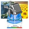 Air Freshener Light Solar Windmill Model Center Console Decoration CarFragrance