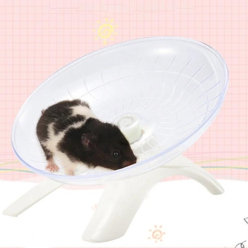 Simple Hamster Running Wheel Dish Fashion Exercise Disk Noise Complimentary Plastic Small Pet Activity Toy