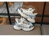 Zapatillas de Running de Malla Transpirables Deportivas para Niños y Niñas Coreanas Tendencia Primavera 2026 con Hebilla Giratoria