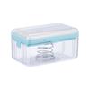 Soap Dish Soap Rack Storage Box With Brush Lid Hands-Free Laundry Tool Portable Foaming Box