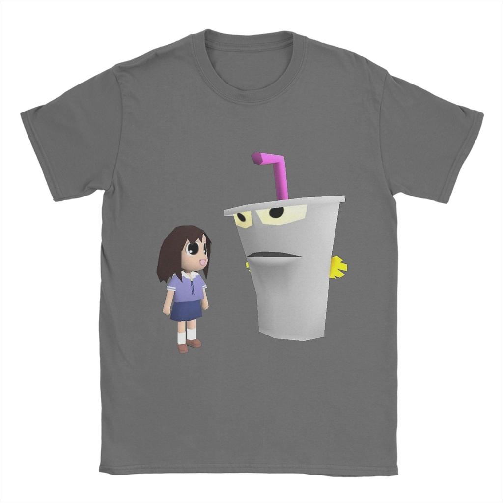 Ayumu Osaka   Azumanga Daioh  T-Shirt Sommer  Baumwoll-T-Shirts für Herren Freizeit Muster T-Shirt Kurzarm Streetwear Tees