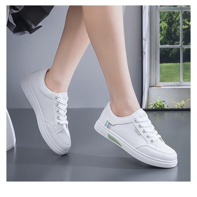 Frühling Neue Weiße Schuhe für Damen Koreanische Version Vielseitige Studenten Flats Damen Freizeit Sportschuhe