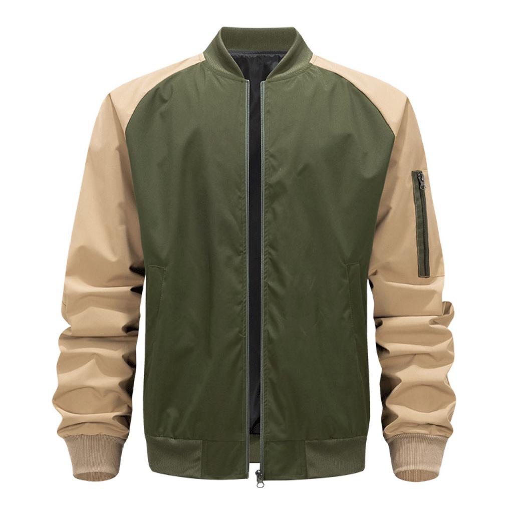 Męska luźna kurtka modna kurtka z wieloma kieszeniami