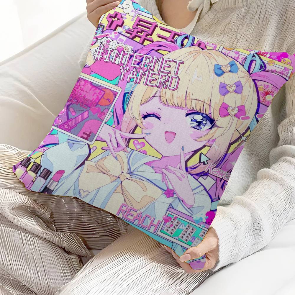 Game NNeedy Streamer Overload Pillow Anime Pillow Sofa Bed Head Pillow Cover Cushion Cover x cm Fashion
