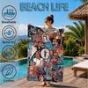 James Bond Movie Collage Beach Towel, Microfiber Beach Towel, Perfect For Pool, Beach, Travel, Home Decor Beach Party Fan Gifts